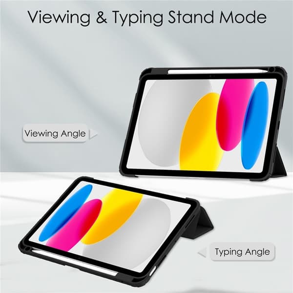 iPad 10.9 (2022) Fodral Shockproof - Svart