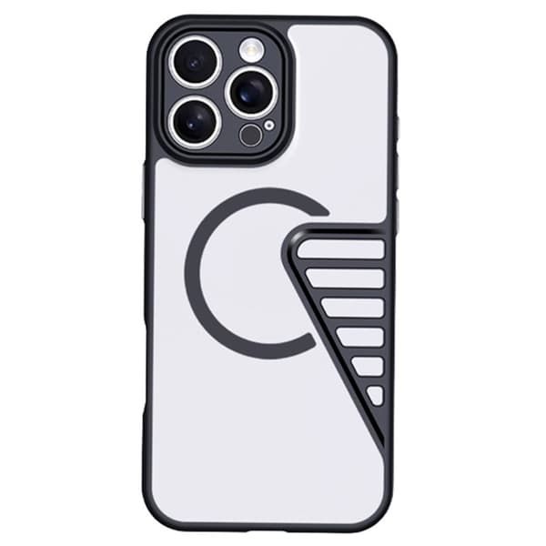 XUNDD XDD-0007 Mobilskal till iPhone 16 Pro MagSafe TPU+PC Svart