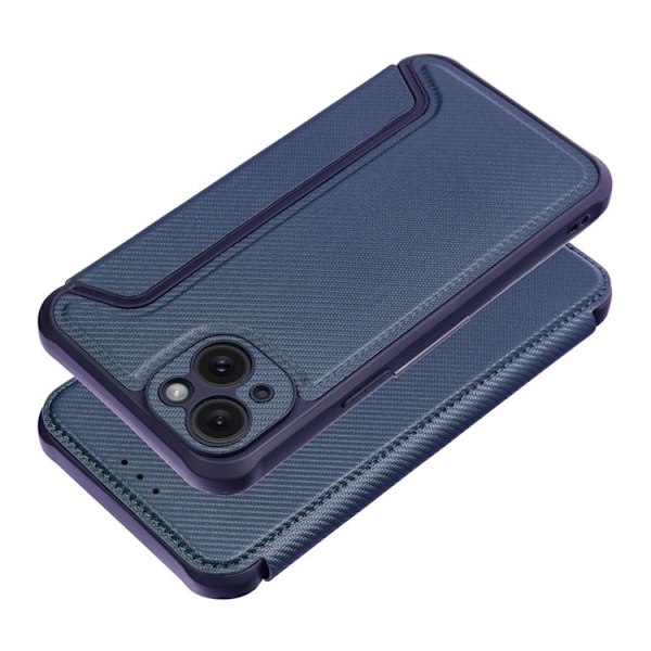 iPhone 15 Plus Plånboksfodral Razor Holster - Blå