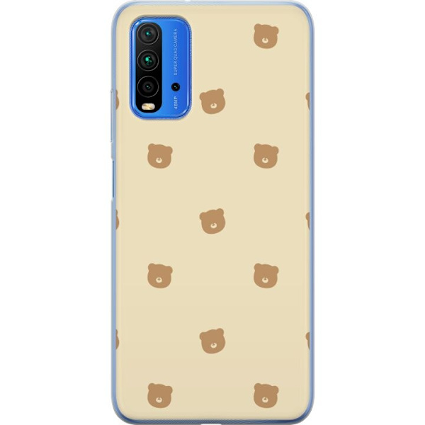 Mobilskal till Xiaomi Redmi Note 9 4G med Björnmönster