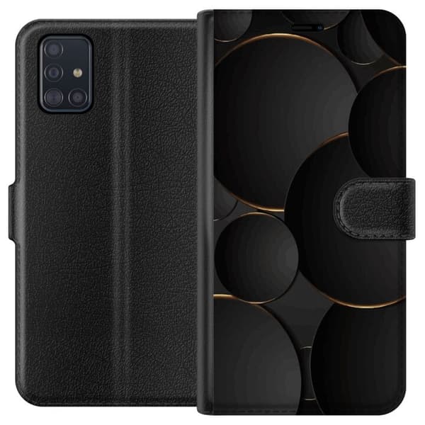 Plånboksfodral till Samsung Galaxy A51 med Lyxig Cirklar