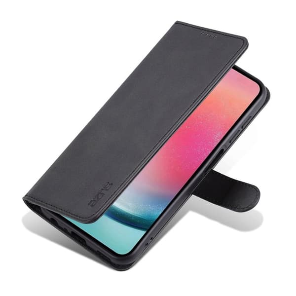 AZNS Samsung Galaxy A35 5G Plånboksfodral i Konstläder - Svart