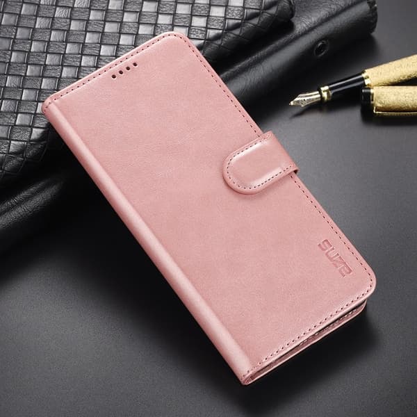 AZNS Samsung Galaxy S20 FE Plånboksfodral i Konstläder - Roséguld