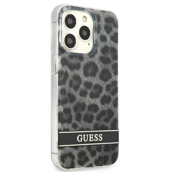 Guess iPhone 13 Pro Mobilskal Leopard - Harmaa Grå