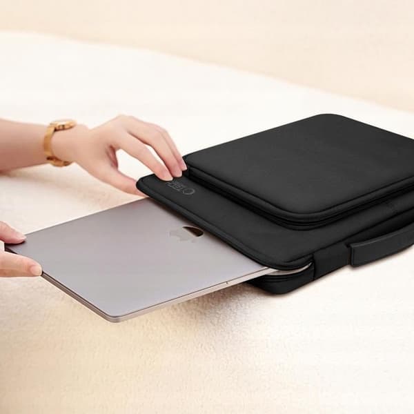 Tech-Protect Laptop Taske 15"-16" Basic - Sort Svart