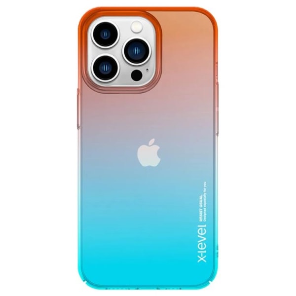 X-Level iPhone 15 Pro Max -mobiilisuojus - oranssi
