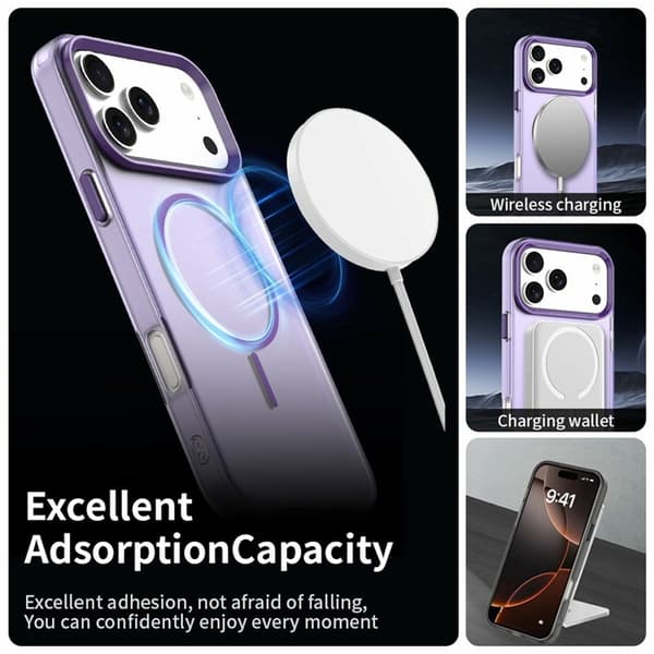 Mobilskal till iPhone 17 Pro MagSafe Candy Color - Lila Lila