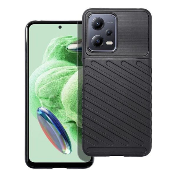 Telefontaske til Xiaomi Redmi Note 12 5G Thunder - Sort Svart