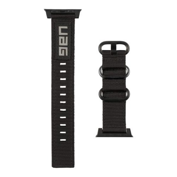 UAG Watch Rannekoru Apple Watchille 44/42 mm, Nato Eco Strap, musta Black