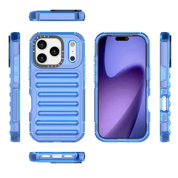 Mobilskal till iPhone 17 Pro Stripe Design Detachable - Blå Blå