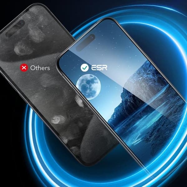 ESR [2-Pack] iPhone 16 Pro Härdat Glas Skärmskydd - Clear Transparent