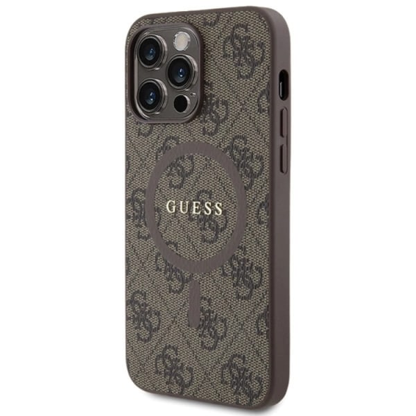 Guess iPhone 13/13 Pro Mobile Cover Magsafe 4G Collection - ruskea