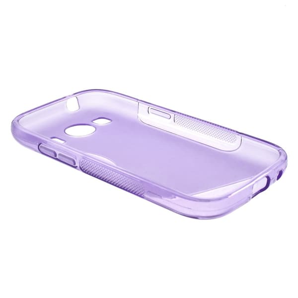 Flexicase Cover til Samsung Galaxy Ace 4 (G357) - Lilla Lila
