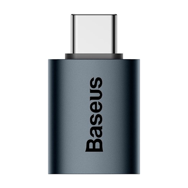 Baseus Adapter USB-C Till USB-A Ingenuity Series - Blå Blå