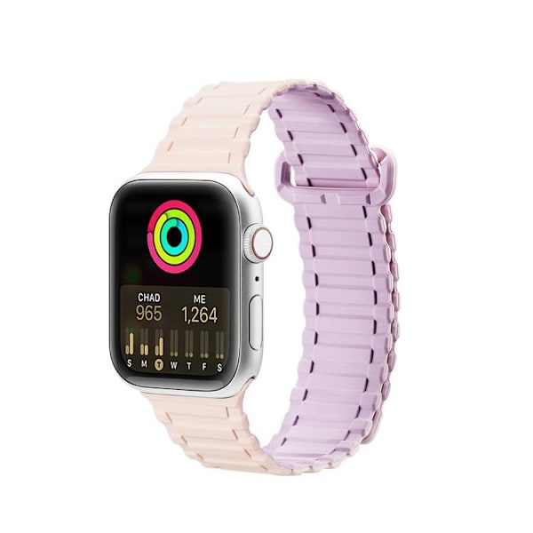 Dux Ducis Apple Watch 6/7/8/SE (42/44/45/49mm) Armband Silicone Armored - Lila