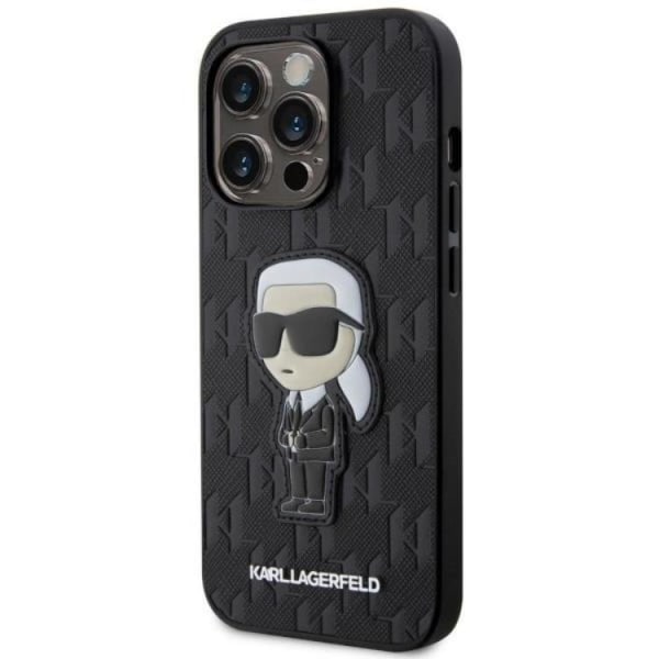 Karl Lagerfeld iPhone 14 Pro Mobile Case Monogram Ikonic