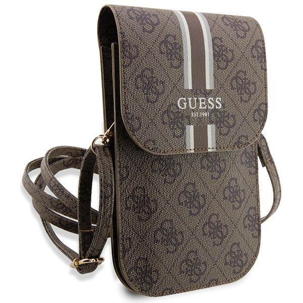 Guess Halsbandsfodral Stripes - Brun