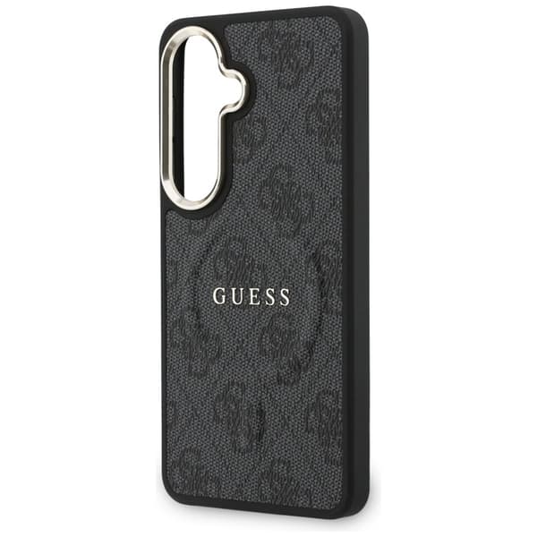 Guess Mobilskal För Galaxy S26 Plus MagSafe 4G Embossed Ring - Svart Svart