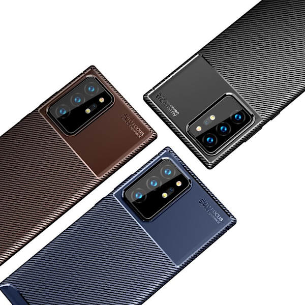 Carbon Fiber TPU Skal Till Galaxy Note20 Ultra - Svart