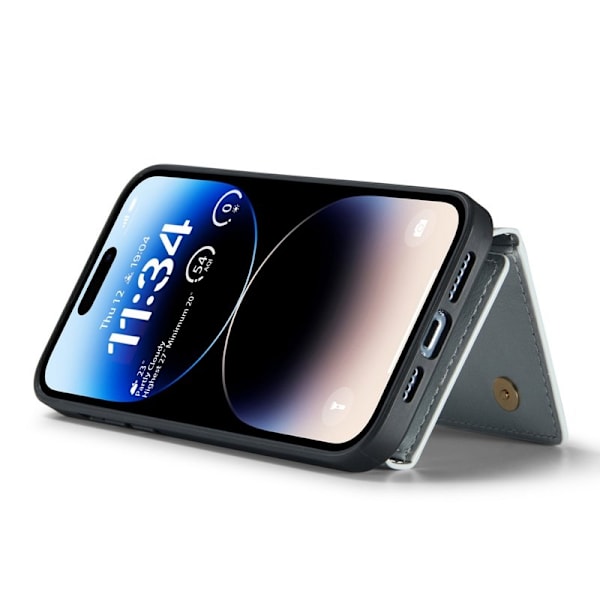 DG.MING M3 Series Glittery 2-in-1 Mobilskal iPhone 14 Pro Max Silver