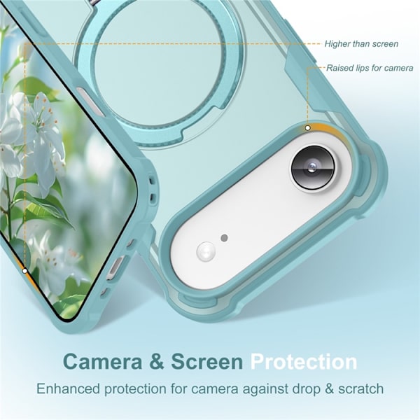 Mobilskal till iPhone Air MagSafe Kickstand Shockproof - Blå Blå