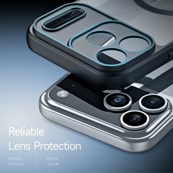 DUX DUCIS Aimo Series Mobilskal till iPhone 17 Pro TPU + PC - Svart