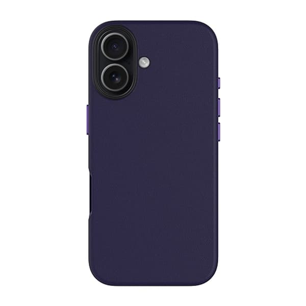 KZDOO Mobilskal till iPhone 17 MagSafe PU + PC Shockproof - Lila Lila