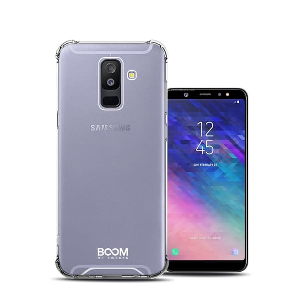 Boom Shockproof Skal till Samsung Galaxy A6 Plus (NR) Transparent
