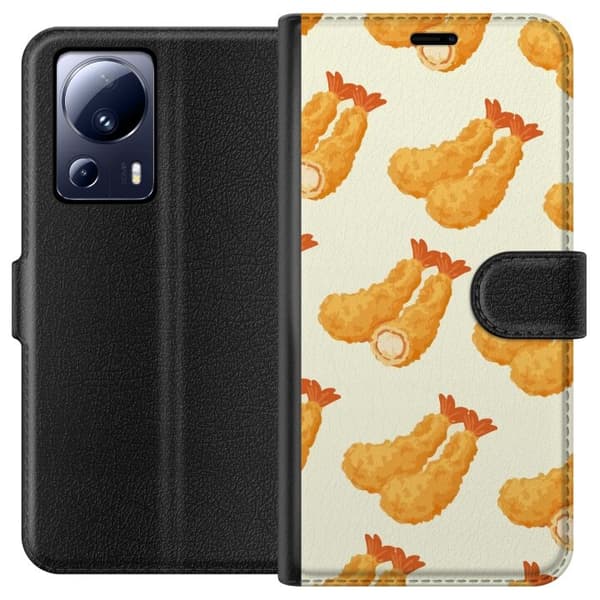 Plånboksfodral till Xiaomi 13 Lite med Räkor