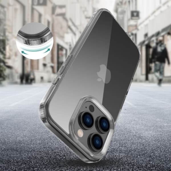 Tech-Protect Mobilskal till Xiaomi 14T Pro Flexair Haybrid - Clear Transparent