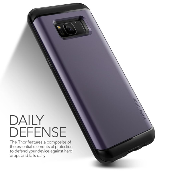 Verus Hard Drop -kotelo Samsung Galaxy S8 Plus - Orchid Grey