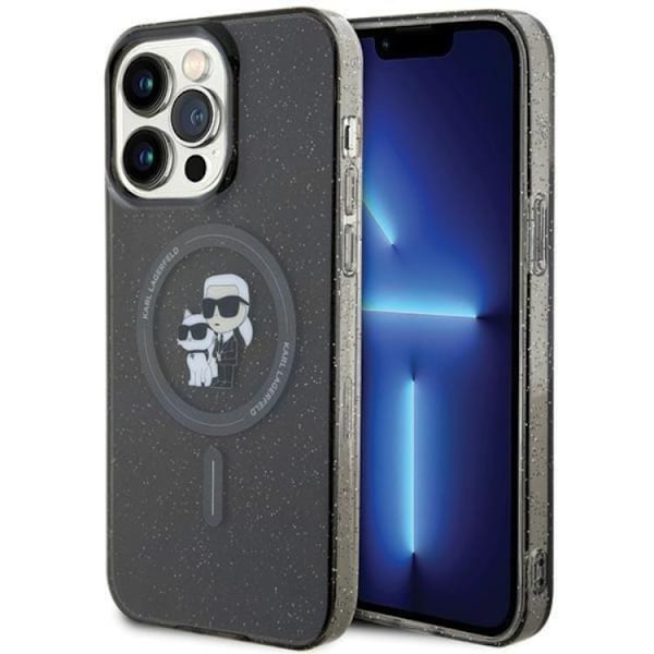 KARL LAGERFELD iPhone 11/XR Mobilskal Magsafe Glitter - Svart Svart