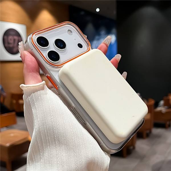 Mobilskal till iPhone 17 Pro Max MagSafe TPU + PC - Grå Grå