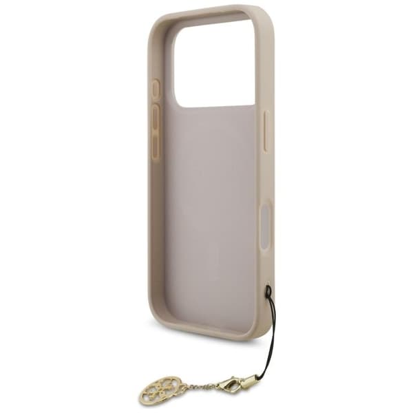 Guess Mobilskal till iPhone 17 Pro MagSafe 4G Charms Collection - Rosa Rosa
