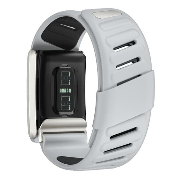 Whoop 4.0 Armband Silikon Adjustable - Svart/Ljusgrå