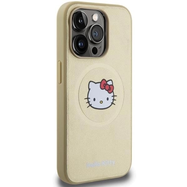 Hello Kitty iPhone 13 Pro Max Mobilskal Magsafe Läder Kitty Head