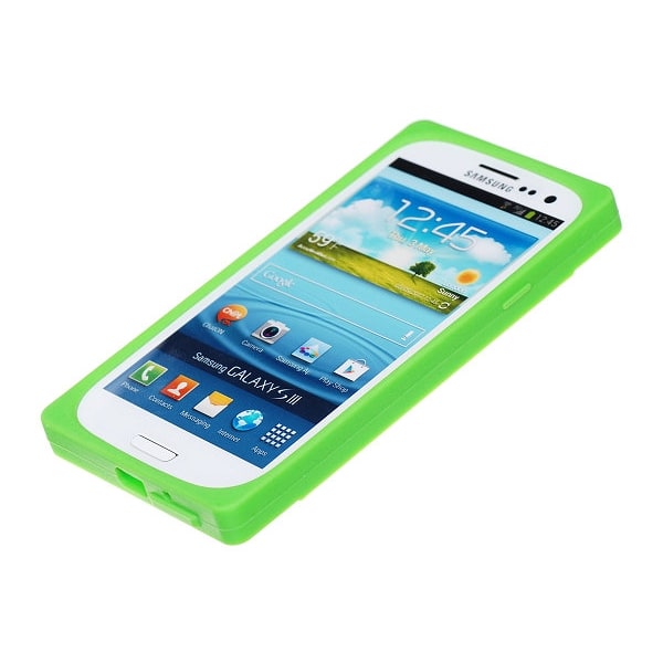 Cassette silikon skal till Samsung Galaxy S3 i9300 (Grön) Grön