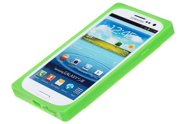 Kassette silikone etui til Samsung Galaxy S3 i9300 (grøn) Green