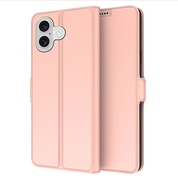iPhone 17 Plånboksfodral Shockproof Roséguld