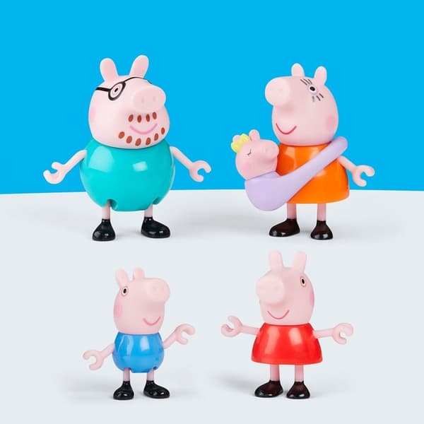 PEPPA PIG Figurset 3" Figure Pack Family Of Five