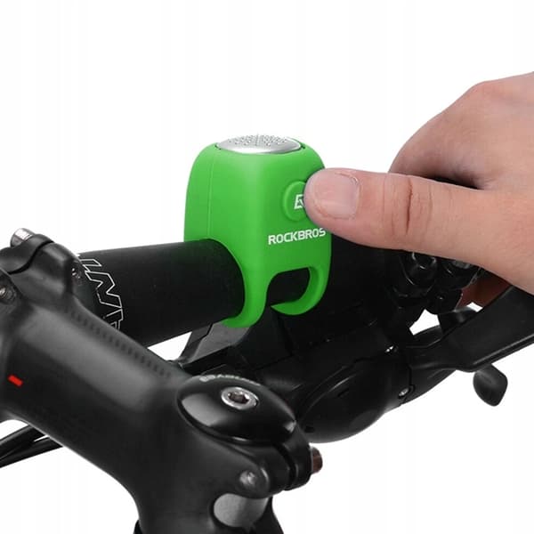 Rockbros Elektronisk Cykel Ring klocka - Grön Grön