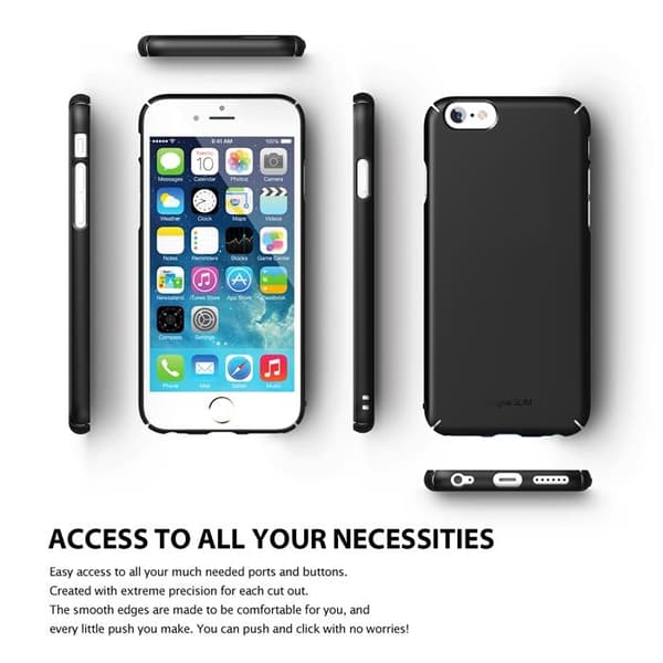 Ringke Slim Dual Coated Skal till Apple iPhone 6 / 6S  (Vit) Vit