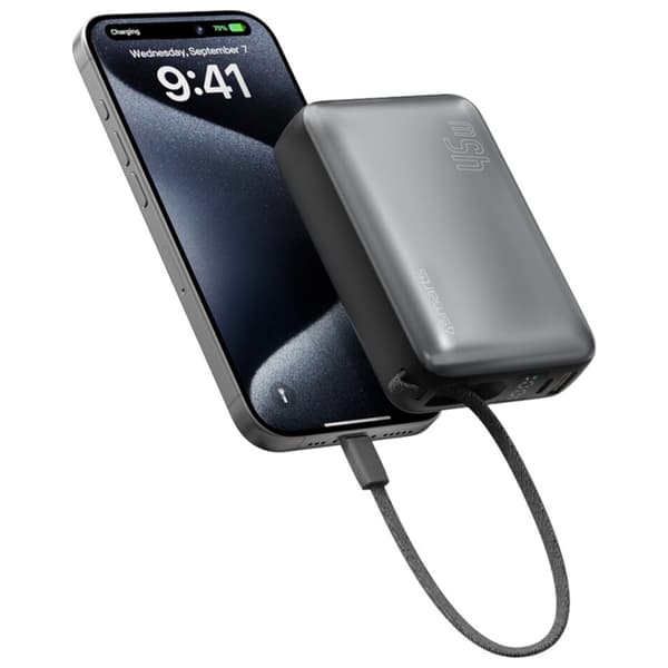 4smarts Powerbank 20000mAh 45W Enterprise Compact - Grå Grå
