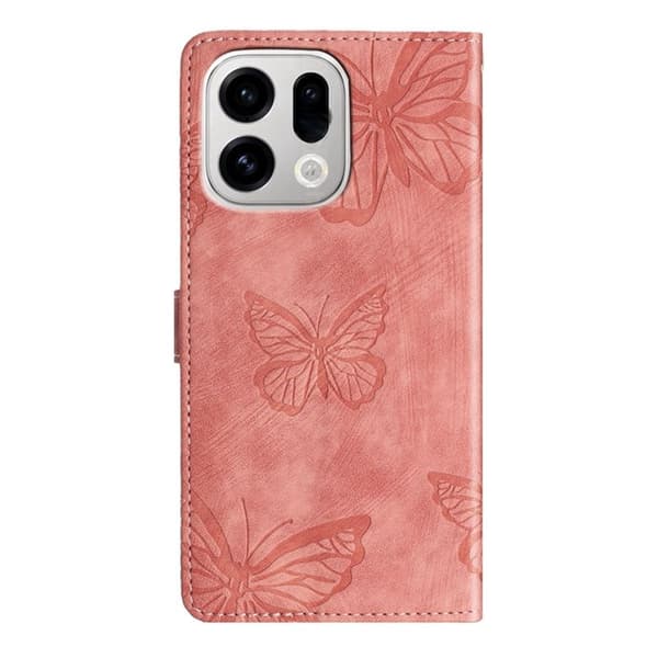 Oppo Find X9 Pro 5G Plånboksfodral Konstläder - Rosa