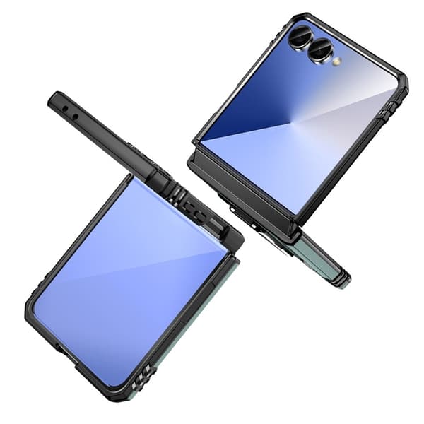 Mobilskal till Galaxy Z Flip7 5G Kickstand Slide - Grön Grön
