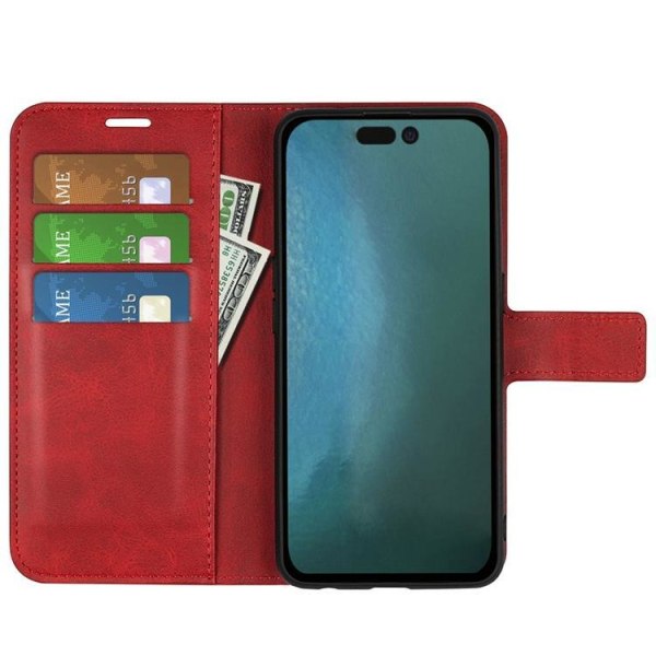 Flip Folio iPhone 14 Pro Max -lompakkokotelo - Punainen