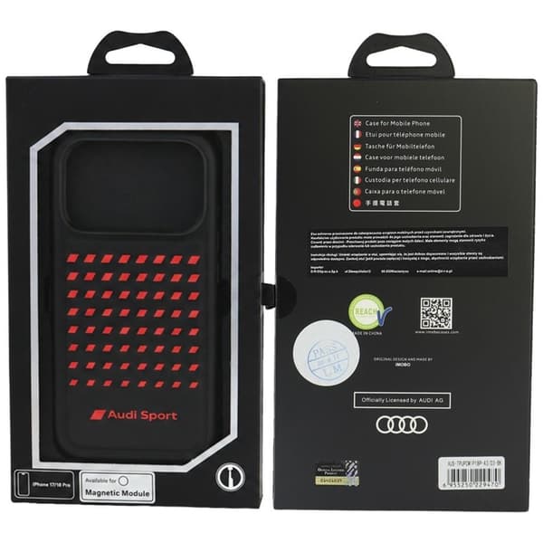 Audi Mobilskal För iPhone 18 Pro/17 Pro Magsafe Sport - Svart