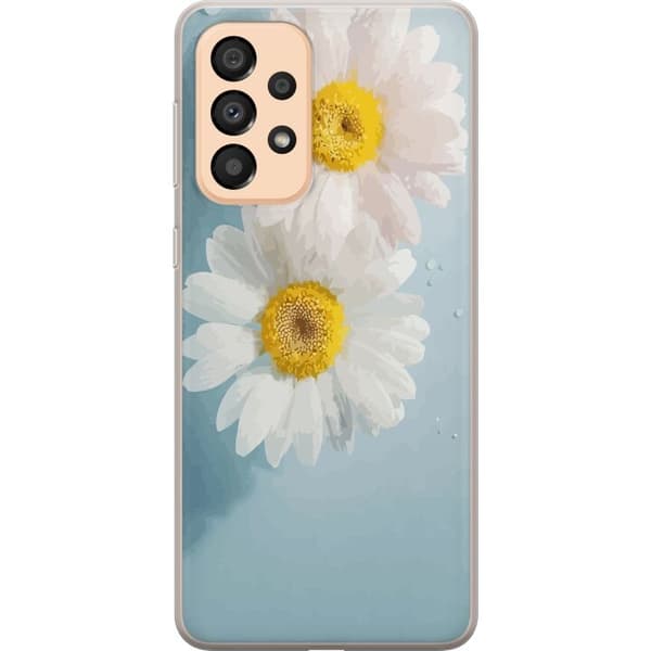 Telefontaske til Samsung Galaxy A33 5G med sommerblomster