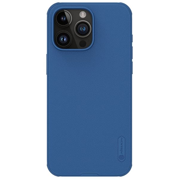 NILLKIN Super Frosted Shield Pro Mobilskal till iPhone 15 Pro Blå