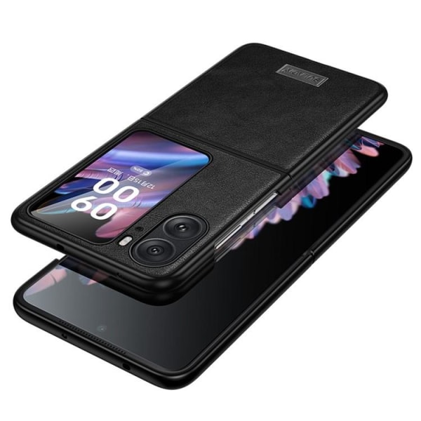 SULADA Oppo Find N2 Flip Mobilskal PU-Läder - Svart